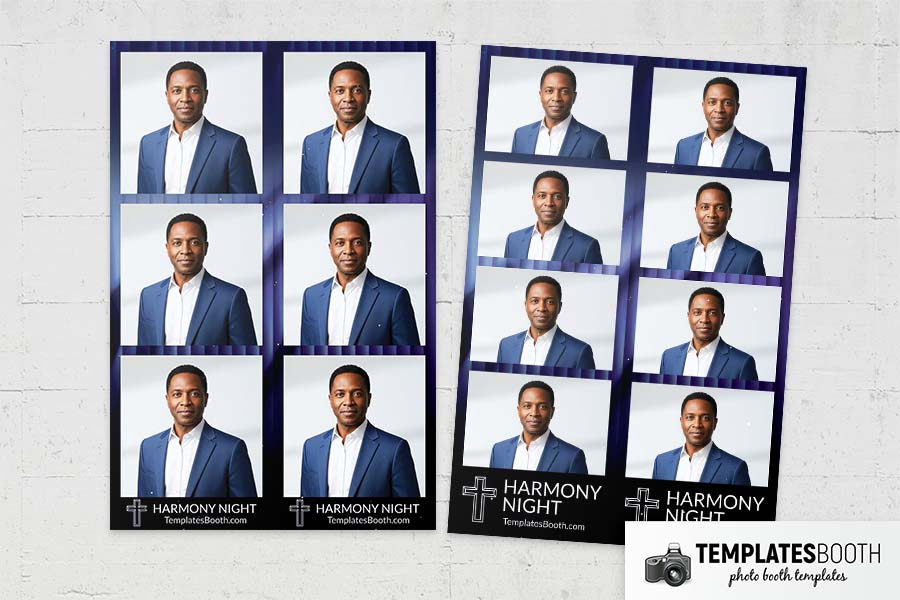 Christian Corporate Photo Booth Template Preview