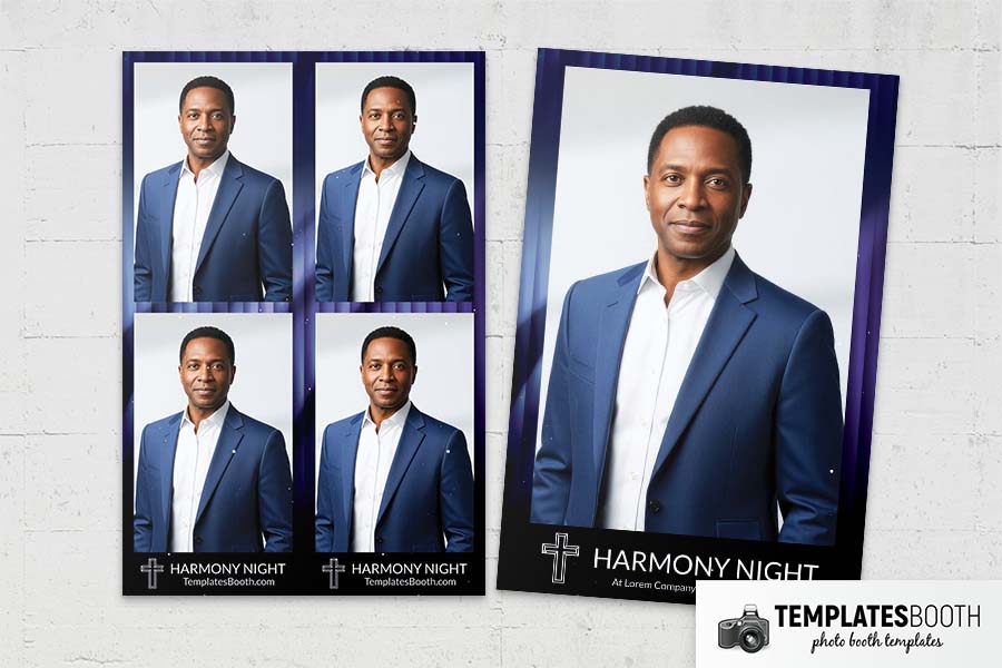 Christian Corporate Photo Booth Template Preview