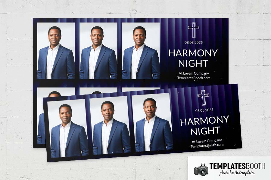 Christian Corporate Photo Booth Template Preview