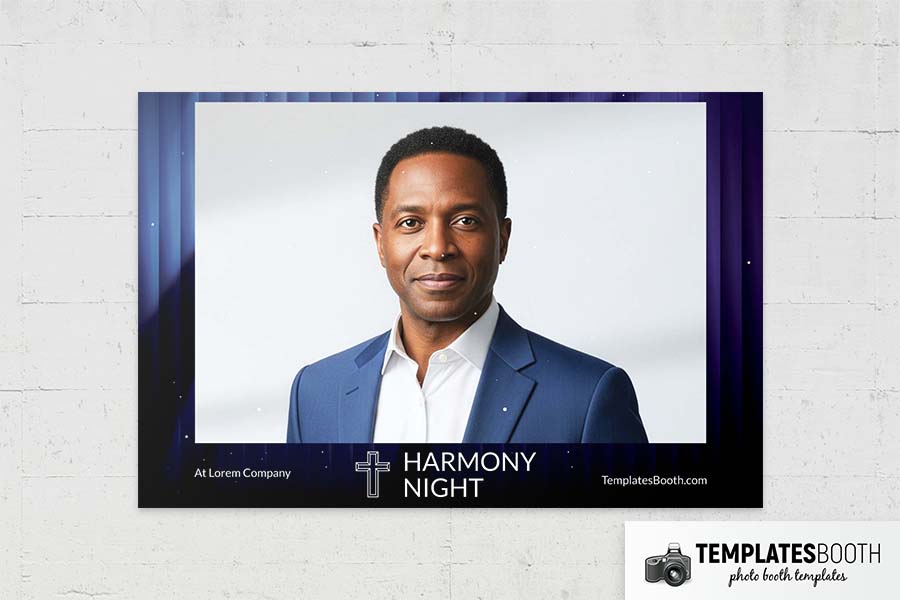 Christian Corporate Photo Booth Template Preview