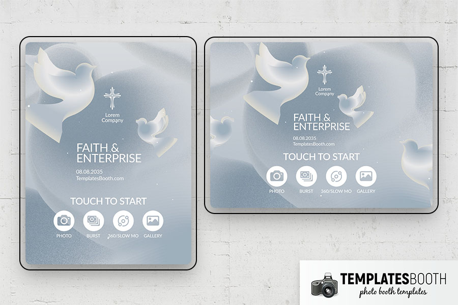 Christian Corporate Photobooth Template Preview
