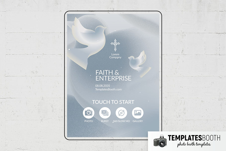 Christian Corporate Photobooth Template Preview
