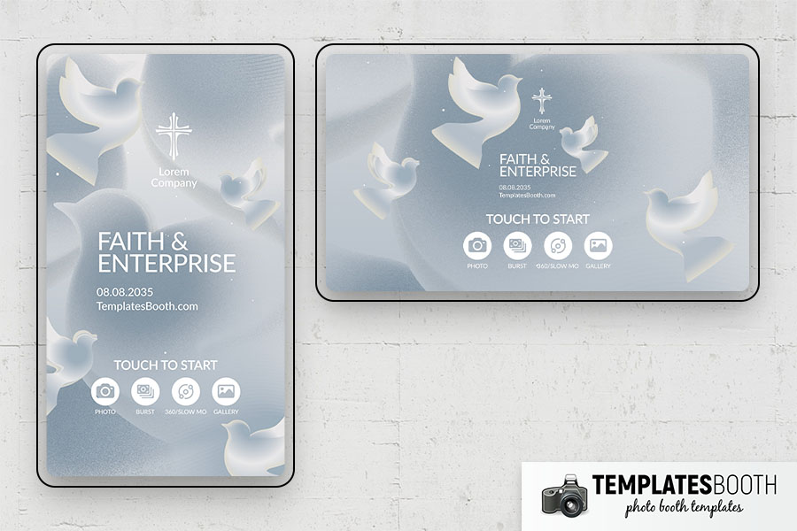 Christian Corporate Photobooth Template Preview
