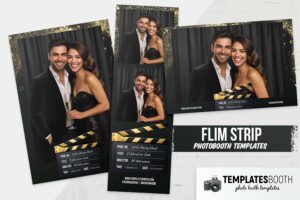Film Strip Photo Booth Template