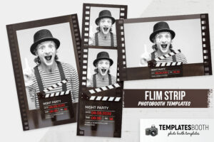 Film Strip Photo Booth Template