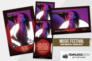 Music Festival Photo Booth Template