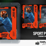 Sport Player Trading Card Templates