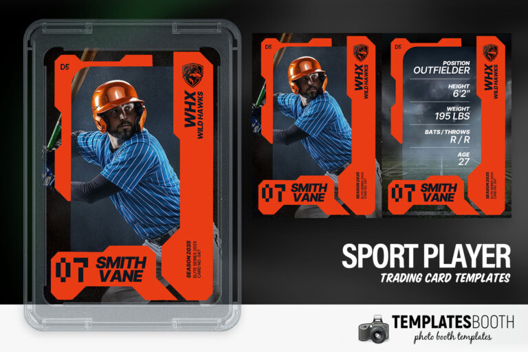 Sport Player Trading Card Templates