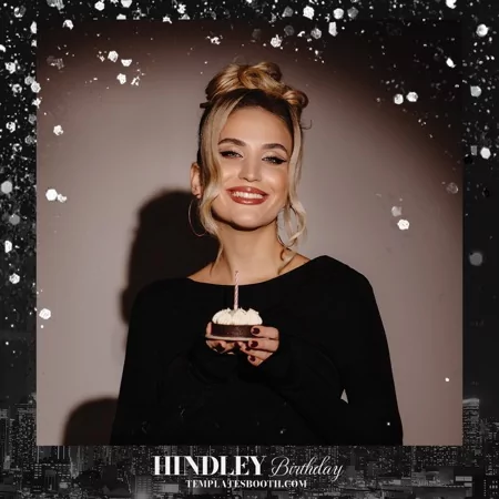 Black Birthday Photo Booth Template