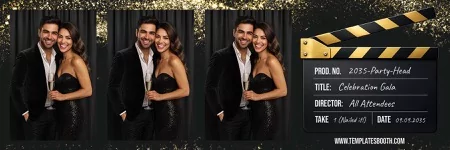 Film Strip Photo Booth Template