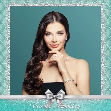 Elegant Birthday Party Photo Booth Template