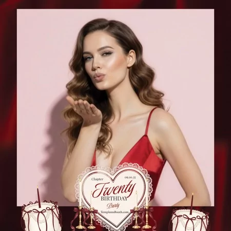 Birthday Party Photo Booth Template