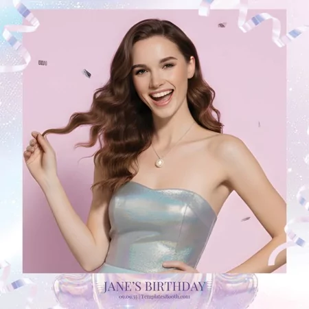 Birthday Party Photo Booth Template