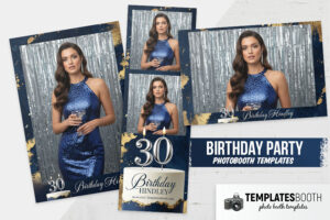 Birthday Party Photo Booth Template