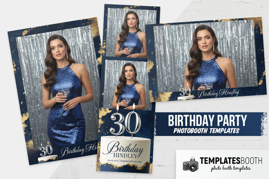 Birthday Party Photo Booth Template