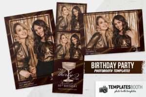 Birthday Party Photo Booth Template