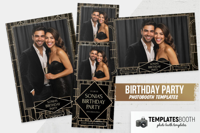 Birthday Party Photo Booth Template