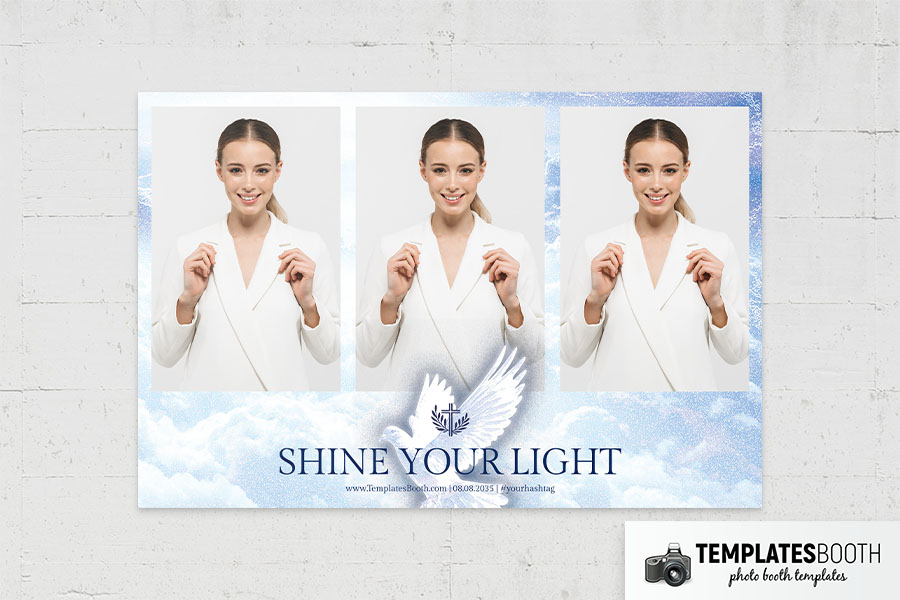Christian Corporate Photo Booth Template Preview