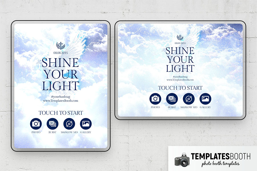 Christian Corporate Photo Booth Template Preview