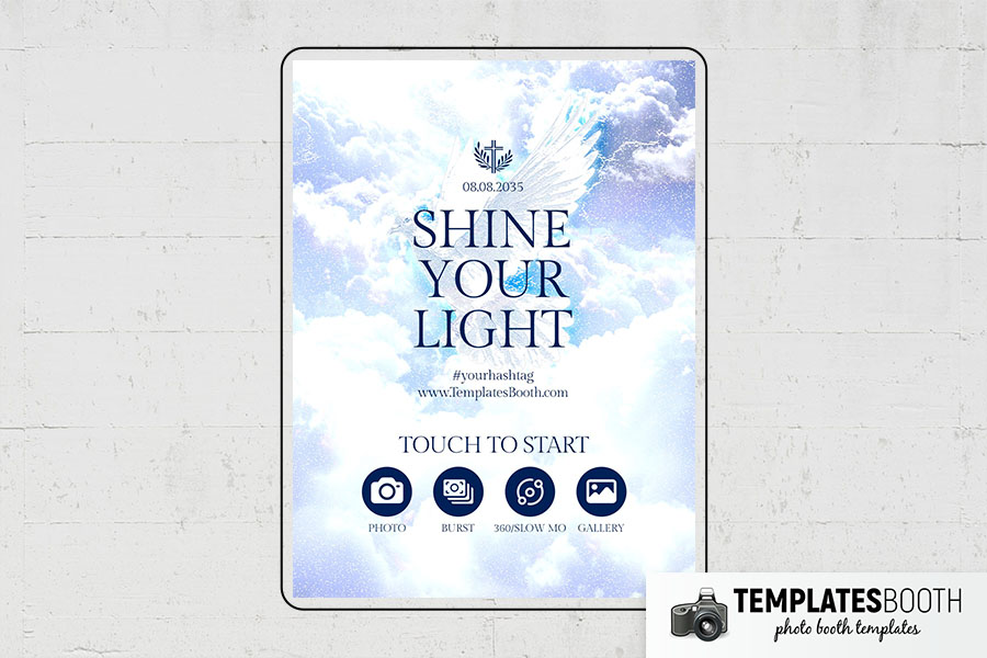Christian Corporate Photo Booth Template Preview
