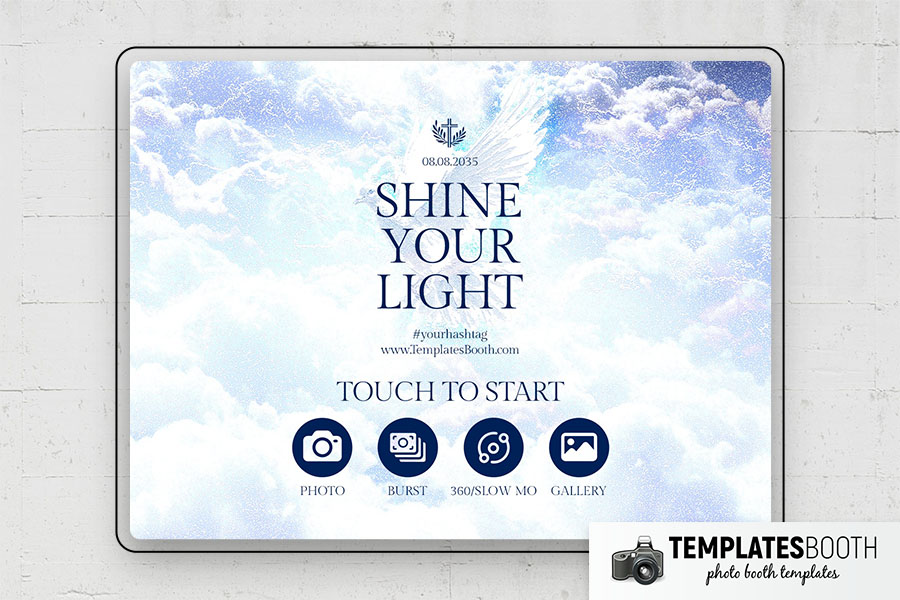Christian Corporate Photo Booth Template Preview