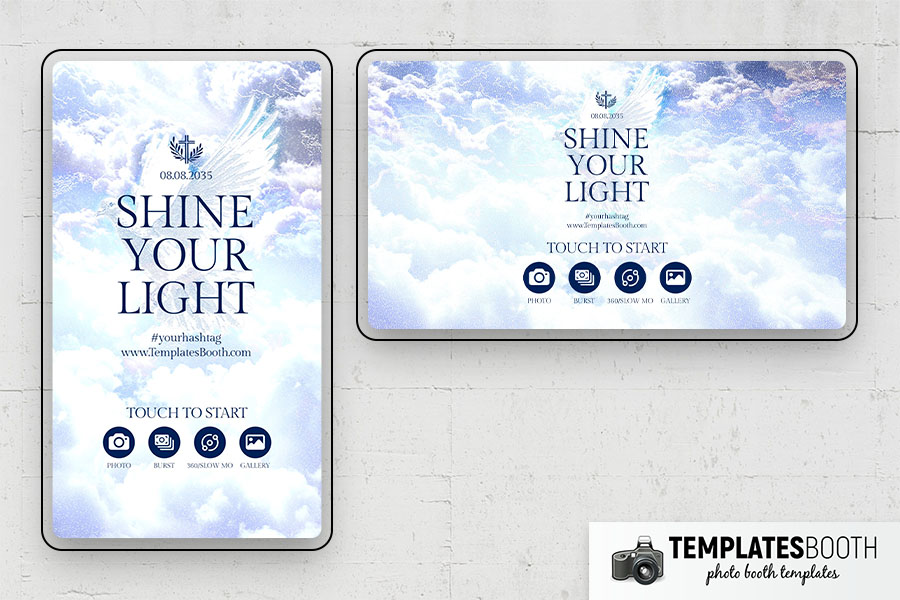 Christian Corporate Photo Booth Template Preview