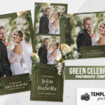 Green Celebration Photo Booth Template