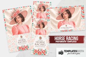 Horse Racing Photo Booth Template
