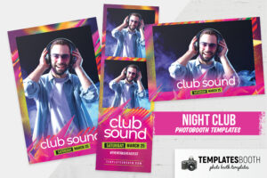 Night Club Photo Booth Template