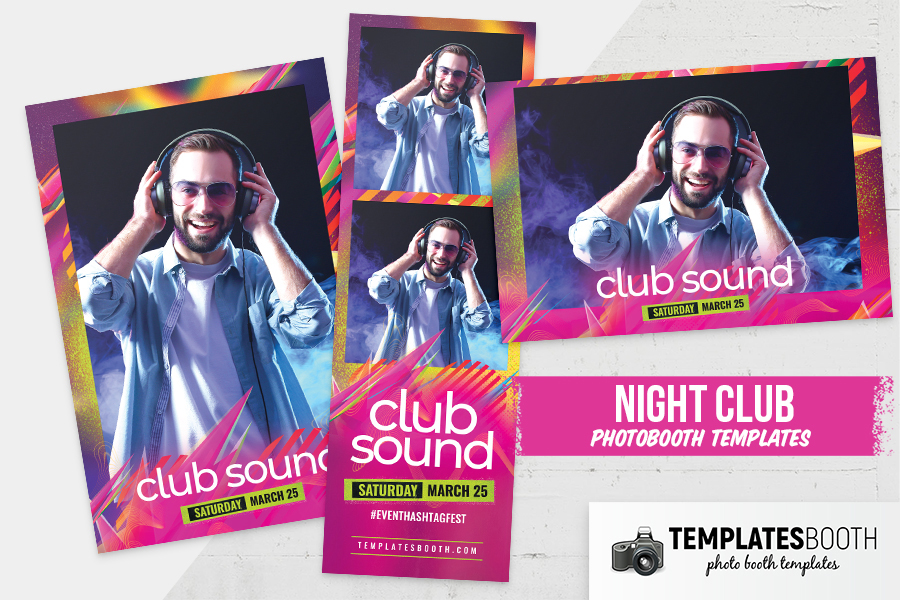 Night Club Photo Booth Template