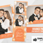 Orange Party Photo Booth Template
