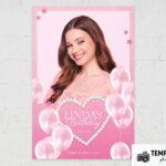 Pink Party Photo Booth Template Preview