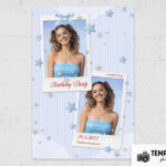 Polaroid Birthday Party Photo Booth Template Preview