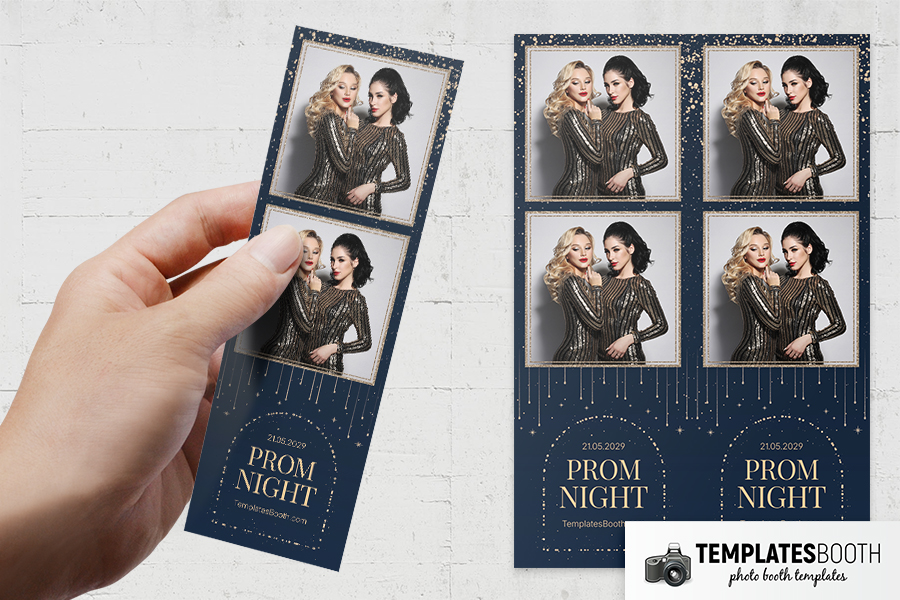 Prom Night Photo Booth Template Preview
