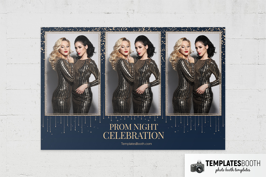 Prom Night Photo Booth Template Preview