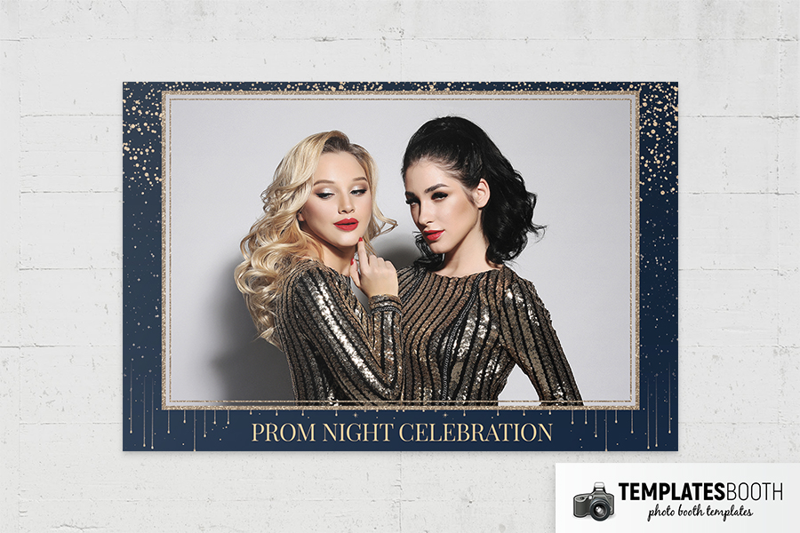 Prom Night Photo Booth Template Preview