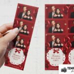 Vorschau der Rote Party-Fotobox-Vorlage