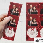 Vorschau der Rote Party-Fotobox-Vorlage