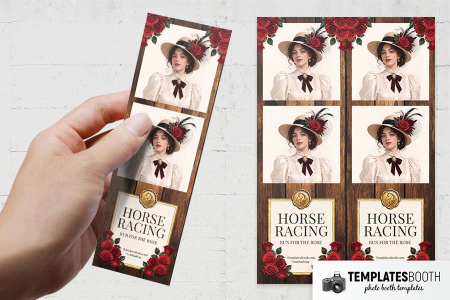 Horse Racing Photo Booth Template - TemplatesBooth
