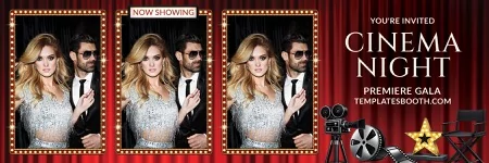 Cinema Night Photo Booth Template
