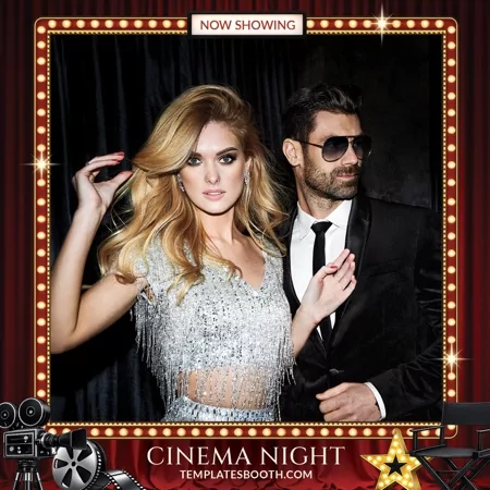 Cinema Night Photo Booth Template
