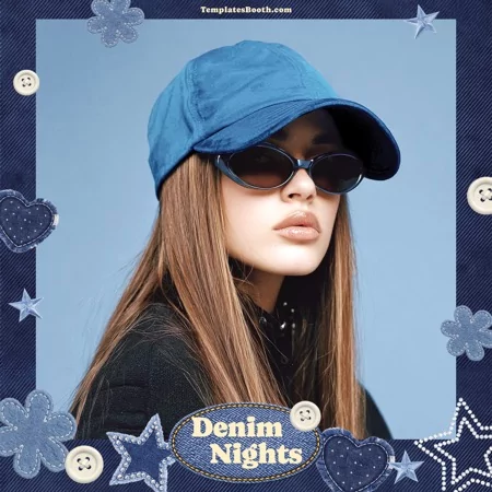 Denim Nights Photo Booth Template