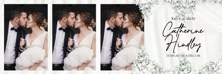 White Celebration Photo Booth Template
