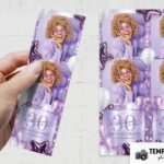 Purple Party Photo Booth Template Preview
