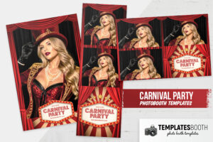 Carnival Party Photo Booth Template