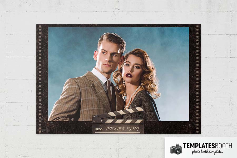 Film Strip Photo Booth Template Preview