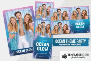 Ocean Theme Party Photo Booth Template