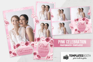 Pink Celebration Photo Booth Template