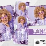Purple Party Photo Booth Template