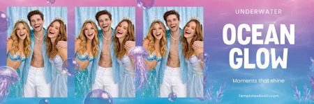 Ocean Theme Party Photo Booth Template